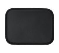 Argon Tableware Plateau de Service Antidérapant 41 x 30,5 cm Noir | Plastique robuste, Surface antidérapante, 41 x 30,5 cm, Résistant à la chaleur, Empilable, Usage professionnel, Noir