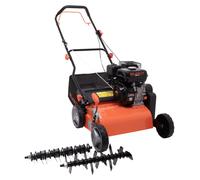 Arias 196 - 2-in-1 196cc 4Hp Multipurpose Petrol Aerator with Blades and Claws Cut 42 cm 6 Depth Levels