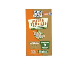 Aries - Piège Rechargeable Mites Textiles - avec Phéromones - sans Insecticide, Non Toxique et Inodore - 1 Unité