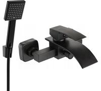 Aries R45 mélangeur de bain avec accessoires, noir (74483R45-70)