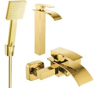 Aries R45 Mélangeur lavabo et baignoire avec accessoires, or (744813R45-50)