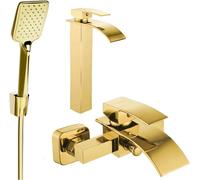 Aries R62 Mélangeur lavabo et baignoire avec accessoires, or (744813R62-50)