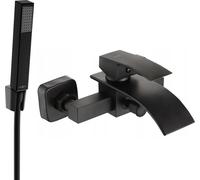 Aries R77 mélangeur de bain avec accessoires, noir (74483R77-70)