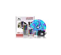 Ariestar Ruban LED 5M Bande 2835SMD RGB lumineuse flexible multicolore avec télécommande à 24 touches 300 LEDs 60W