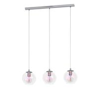 Eglo Suspension luminaire Ariscani 2, plafonnier suspendu irisé à 3 lampes