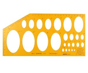 Aristo AR5017 Gabarit ellipses (Import Allemagne)