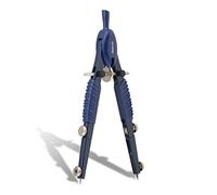 Aristo AR55808 Topline Art Series Compas à réglage rapide (cercles jusqu'à 370 mm de diamètre, mines de rechange, branches en zinc moulé sous pression) Bleu profond