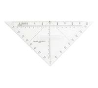 Aristo Équerre Hypoténuse : 22,5 cm Plexiglas Transparent (Import Allemagne)