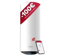 Ariston Abyleos Xpert WiFi 200L - Chauffe-Eau Électrique Mural, Ø530 mm | Résistance Stéatite en Fourreau - Thermostat Électronique - Pilotage via Ariston Net - ECO EVO - Entretien sans Vidange