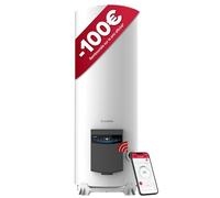 Ariston Abyleos Xpert WiFi 300L - Chauffe-Eau Électrique au Sol, Ø570 mm | Résistance Stéatite en Fourreau - Thermostat Électronique - Pilotage via Ariston Net - ECO EVO - Entretien sans Vidange