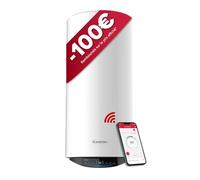 Ariston ABYLEOS XPERT WIFI Chauffe-eau Électrique Steatite Connecté 150L - Vertical Mural Ø530mm - Flexibilité Energétique - Remplacement à Vie - Technologie ACI - NF Performance 3 étoiles