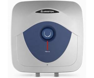 Ariston Blu Evo RS 15L - Chauffe-Eau Électrique Sur-Évier | Ballon d’Appoint pour Évier ou Lavabo - 2000 W - Température Réglable en Façade - Résistance Blindée