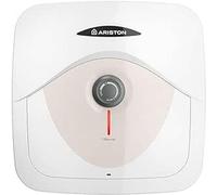 Ariston Chauffe-eau électrique, 3100852 | Chauffe-eau électrique 36 x 30 x 36 cm avec écran LED pour contrôle de la température, installation en Italie, beige, 220 V