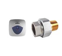Ariston Chauffe-eau électriques, Bleu, 30 L & SOMATHERM FOR YOU - Raccord isolant diélectrique F20/27(3/4'') - M20/27 (3/4'') - Evite les courants vagabonds - Protège la cuve du