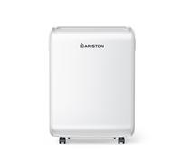 Ariston Déshumidificateur DEOS EVO 10 – 10 L/j, réservoir 1,85 L, 43 dB, 210 W, blanc
