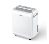 ARISTON DEOS EVO 10 - Déshumidificateur 2EN1 - Elimine l'humidité jusqu'à 10L/jour - Réservoir 1,89L - Purifie l'air - Fonction Auto, Dry - Idéal pour Salle de Bain, Cave, Sellier - Jusqu'à 30m²