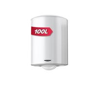 Ariston INITIO 100 L - Chauffe-eau Électrique Vertical Mural 100L - Ø560mm - Résistance Blindée Thermoplongée - NF Performance 2** - Conçu pour être installé en France