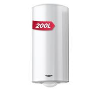 Ariston INITIO 200 L - Chauffe-eau Électrique Vertical Mural 200L - Ø560mm - Résistance Blindée Thermoplongée - NF Performance 2** - Conçu pour être installé en France