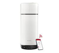 Chauffe-eau électrique thermodynamique connecté anode magnésium Ariston Nuos Plus S2 110L 3 personnes blanc
