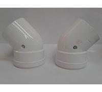 ARISTON thermo 3318004 courbe coaxial 60/100 mâle, blanc