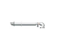 Ariston Thermo 3318073 Kit d'échappement 60/100 l1000 condensation, blanc