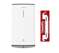 Ariston Velis Evo Dune 65L - Chauffe-Eau Extra Plat Multiposition - 15% d'Économie d'Énergie - Chauffe Rapide - INCLUS : Accessoire de Pose InstaFix