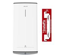 Ariston Velis Evo Dune 80L - Chauffe-Eau Extra Plat Multiposition - 15% d'Économie d'Énergie - Chauffe Rapide - INCLUS : Accessoire de Pose InstaFix
