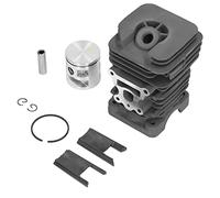 Arithmetix Kit de Cylindre de Rechange de Taille Standard pour tronçonneuse Partner 842 840 742 avec Piston de 40 mm, Composants de réparation de Moteur Robustes en Alliage d'aluminium à