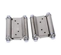 Aritynu Charnière à Ressort à Double Action, Acier Inoxydable de 3 Pouces | Quincaillerie de Porte de Salon, Finition en Acier Inoxydable, Ajustement de Porte de 2.5 à 3.5 Cm, utilisation de
