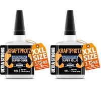 ARKA - KRAFTPROTZ AUTOMOBIL 50 g | Colle Super Glue épaisse | Colle automobile transparente | Idéal comme colle à plastique, à textile, à verre, à cuir, à bois, etc. (Lot de 2)