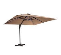 Arles parasol 300 x 300 cm polyester déperlant UV50+ éclairage LED