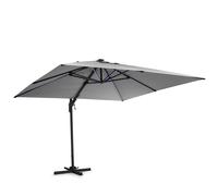 Arles parasol 300 x 300 cm polyester déperlant UV50+ éclairage LED