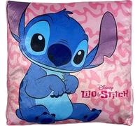 Disney Coussin Stitch – 38 cm – Intérieur mousse – Rose