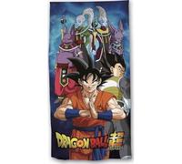 arlis Drap de Plage Dragon Ball Super ou Serviette de Bain Dragon Ball Super 70 X 140 Cm en Coton (Serviette de Bain Dragon Ball)