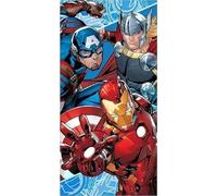 arlis Drap de Plage ou Drap de Bain Avengers Marvel (Serviette Avengers)