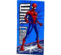 arlis Drap de Plage Spiderman Marvel ou Serviette de Bain Spiderman 70 X 140 Cm en Coton (Serviette Spiderman)
