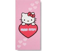 arlis Hello Kitty Serviette de Plage ou Drap de Bain en Coton, 70 x 140 cm
