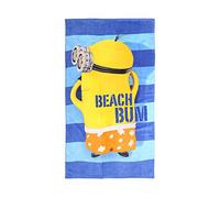 arlis Minions Serviette de Plage ou Drap de Bain en Coton 70 x 140 cm