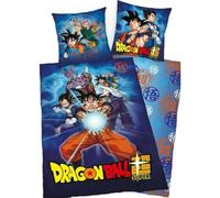 arlis Parure de Couette Dragon Ball - 1 Housse de Couette 140x200 + 1 taie 63x63cm (Dragon Ball Duvet Cover Set - A, 140 x 200 cm | 63 x 63 cm)