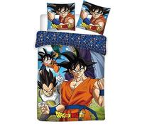arlis Parure de lit Dragon Ball Super - 140X200 cm avec Housse de Couette Dragon Ball Super (Parure de lit Dragon Ball)
