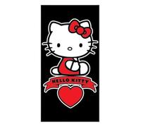arlis Serviette de Plage ou Drap de Bain Hello Kitty (Serviette Hello Kitty-a)