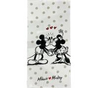 arlis Serviettes de Plage Minnie and Mickey - Drap De Plage 70cm x 140cm (Serviette de Plage Minnie and Mickey - M) (70_x_140_cm, Mickey and Minnie - A)