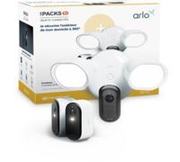 Arlo - Caméra De Surveillance 2 Caméras Essential 3 2k + 1 Floodlight