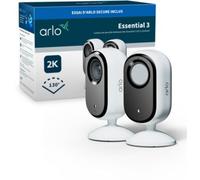 Arlo Caméras de surveillance Essential 3 VMC3270-100EUS Intérieure 2K Pack 2
