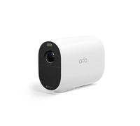 Arlo Essential 1 HD XL, Caméra de Surveillance WiFi Extérieure Sans Fil, Autonomie de 12 mois, Vision Nocturne en Couleur, Sirène, Audio Bidirectionnel, Essai Arlo Secure inclus, 1 Caméra Blanc