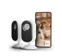 Arlo Caméra de sécurité intérieure Essential 2K – Pack de 2