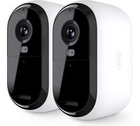 Arlo Caméra de sécurité extérieure Essential avec 2 supports de fixation réglables - pack de 2