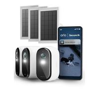 Arlo Essential 3, Caméra de Surveillance WiFi, Vidéo HD, 3 Caméras + Solar