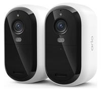 Arlo Essential 3 HD Caméra de sécurité, Lot de 2 avec supports, Caméra de sécurité IP, Extérieur, Avec fil & Sans fil, Plafond/mur, Noir, Blanc, Boîte