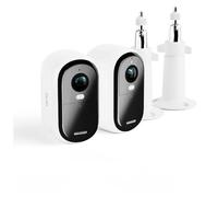 Arlo Caméra de sécurité extérieure Essential avec 2 supports de fixation réglables - pack de 2